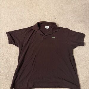 Lacoste Men's Dark Brown Polo Shirt